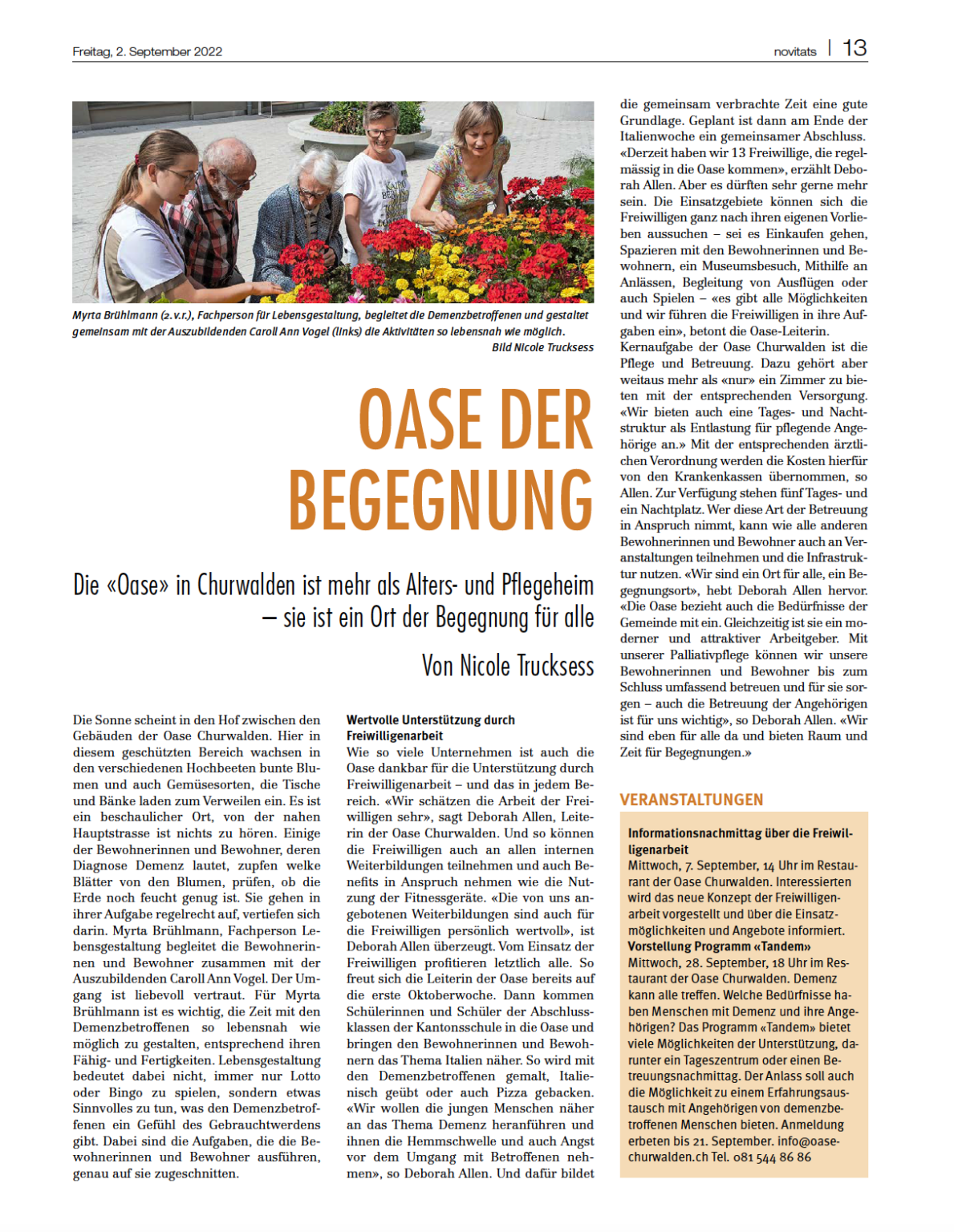 Oase Der Begegnung - Oase Gruppe
